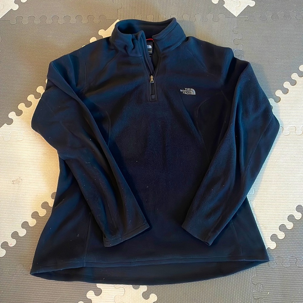 Noth Face womens Polartec Classic quarter zip- size Large